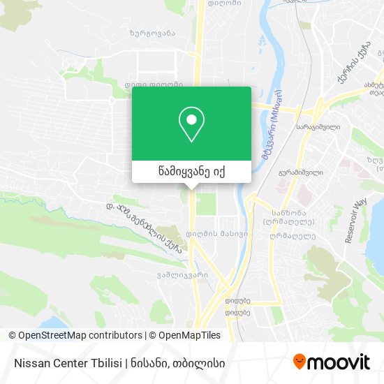 Nissan Center Tbilisi | ნისანი რუკა