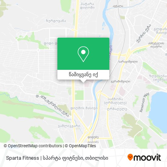 Sparta Fitness | სპარტა ფიტნესი რუკა