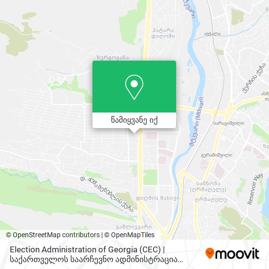 Election Administration of Georgia (CEC) | საქართველოს საარჩევნო ადმინისტრაცია (ცესკო) რუკა