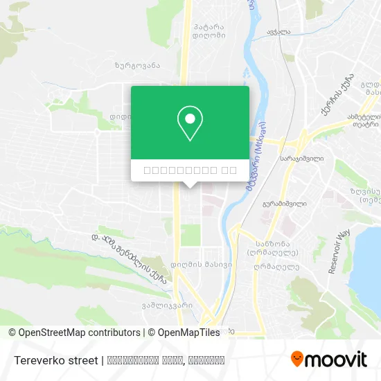 Tereverko street | ტერევერკოს ქუჩა რუკა