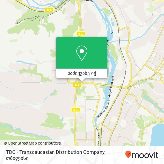TDC - Transcaucasian Distribution Company რუკა