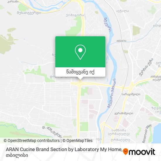 ARAN Cucine Brand Section by Laboratory My Home რუკა