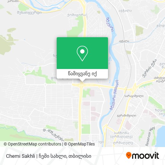 Chemi Sakhli | ჩემი სახლი რუკა