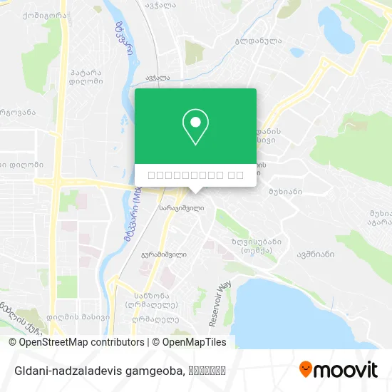 Gldani-nadzaladevis gamgeoba რუკა