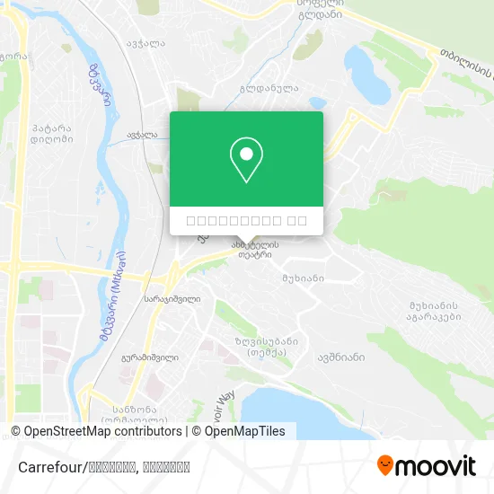 Carrefour/კარფური რუკა