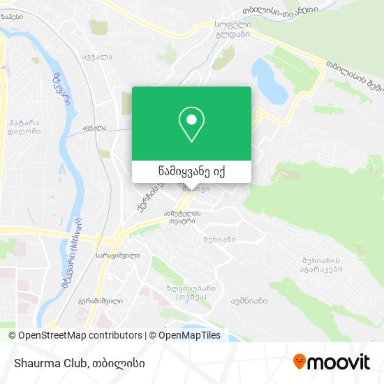 Shaurma Club რუკა