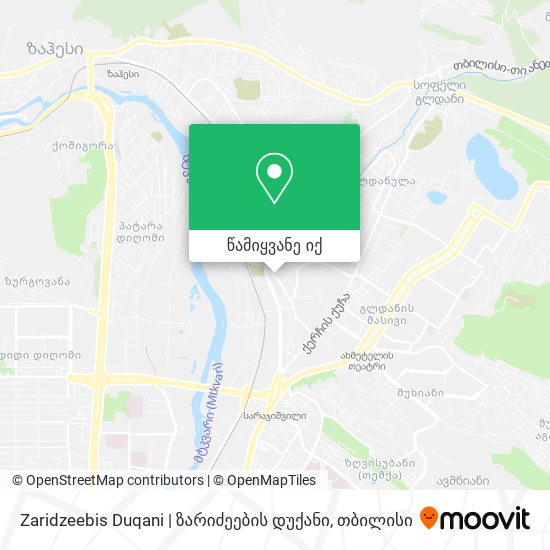 Zaridzeebis Duqani | ზარიძეების დუქანი რუკა