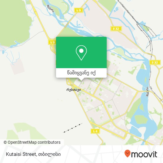 Kutaisi Street რუკა