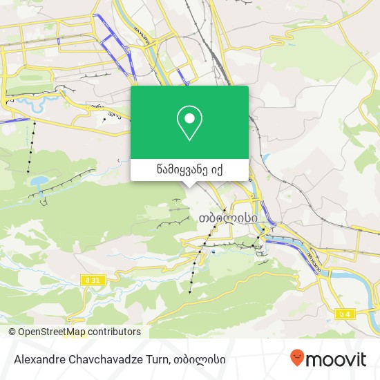 Alexandre Chavchavadze Turn რუკა