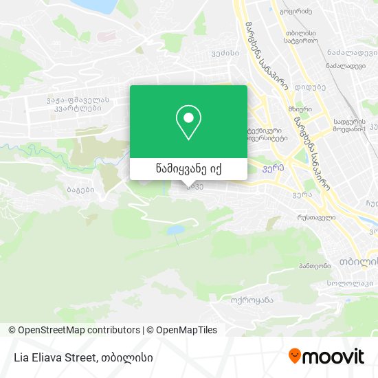 Lia Eliava Street რუკა