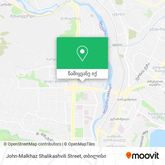 John-Malkhaz Shalikashvili Street რუკა