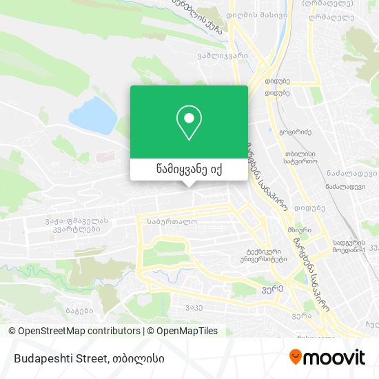 Budapeshti Street რუკა