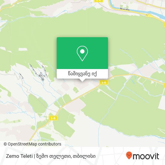 Zemo Teleti | ზემო თელეთი რუკა