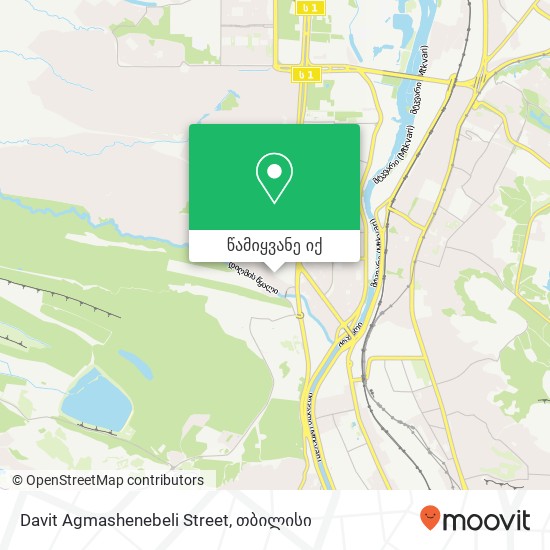 Davit Agmashenebeli Street რუკა