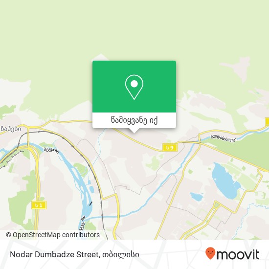 Nodar Dumbadze Street რუკა