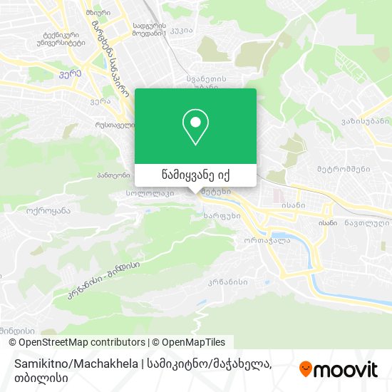 Samikitno / Machakhela | სამიკიტნო / მაჭახელა რუკა