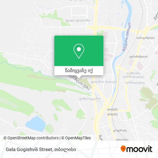 Gela Gogishvili Street რუკა