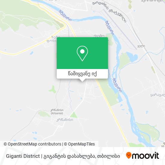 Giganti District | გიგანტის დასახლება რუკა