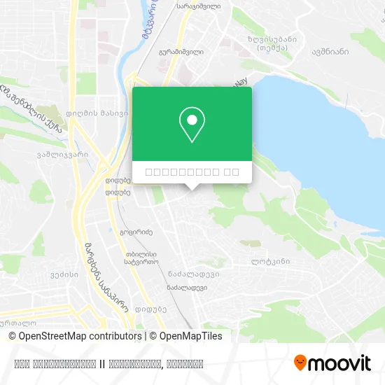 ეკა ბეჟანიშვილის II გასასვლელი რუკა