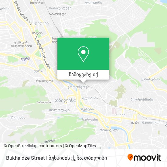 Bukhaidze Street | ბუხაიძის ქუჩა რუკა