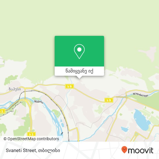 Svaneti Street რუკა