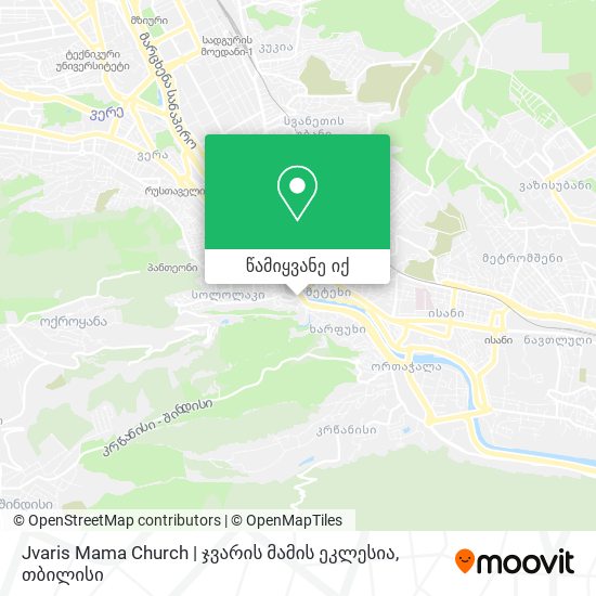 Jvaris Mama Church | ჯვარის მამის ეკლესია რუკა