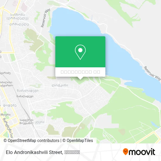 Elo Andronikashvili Street რუკა