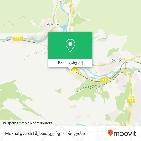 Mukhatgverdi | მუხათგვერდი რუკა