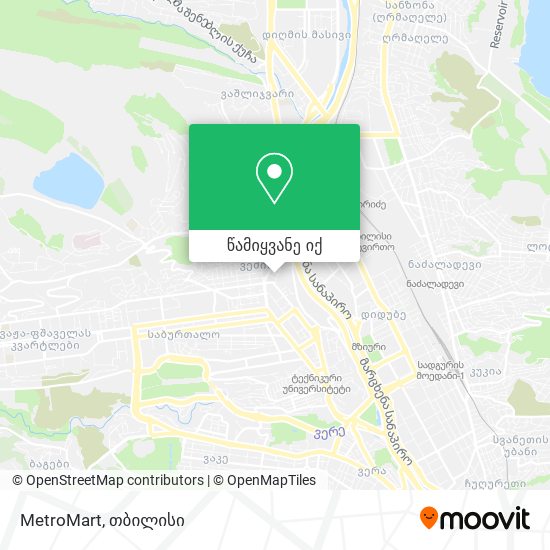 MetroMart რუკა