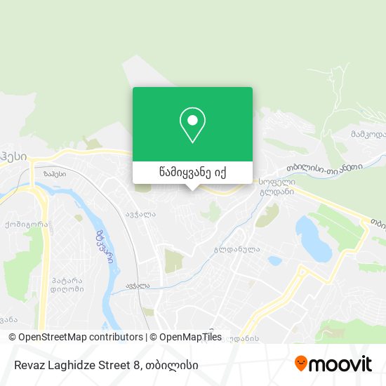Revaz Laghidze Street 8 რუკა