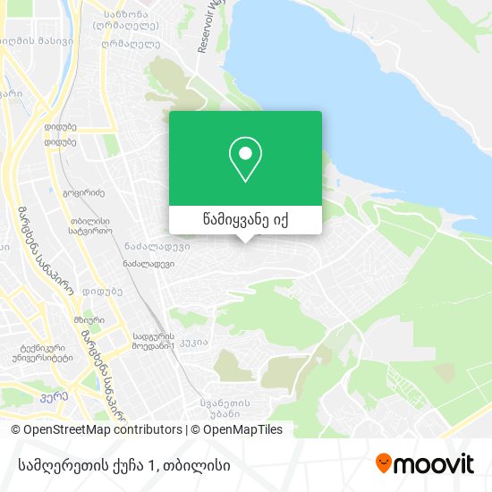 სამღერეთის ქუჩა 1 რუკა