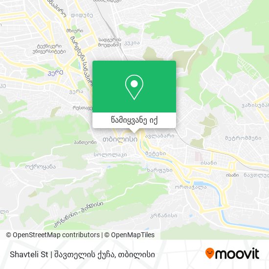 Shavteli St | შავთელის ქუჩა რუკა