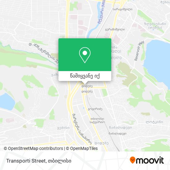 Transporti Street რუკა