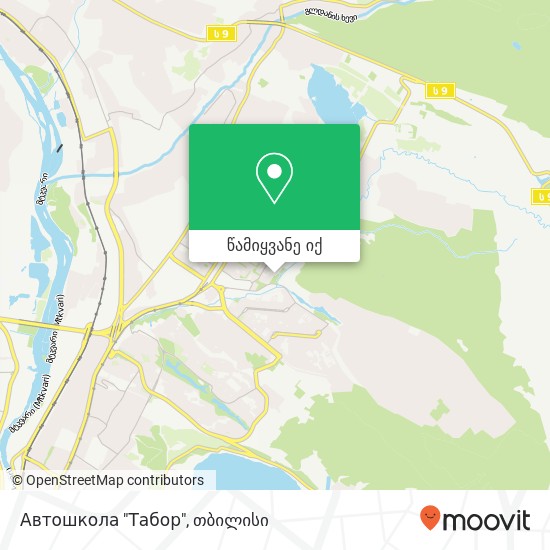 Автошкола "Табор" რუკა