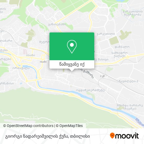გიორგი ნადარეიშვილის ქუჩა რუკა