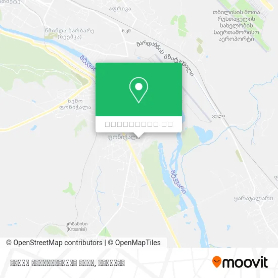 დავით გურამიშვილის ქუჩა რუკა