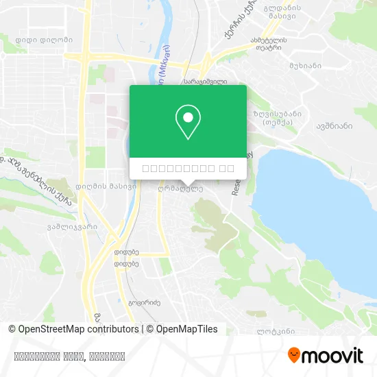 რატევანის ქუჩა რუკა