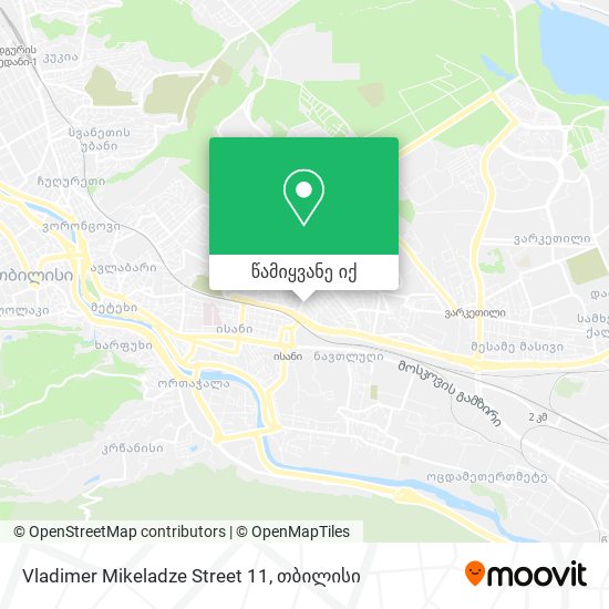 Vladimer Mikeladze Street 11 რუკა