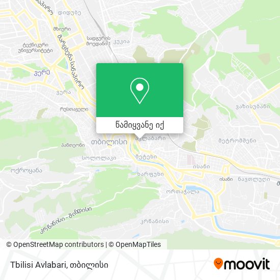 Tbilisi Avlabari რუკა