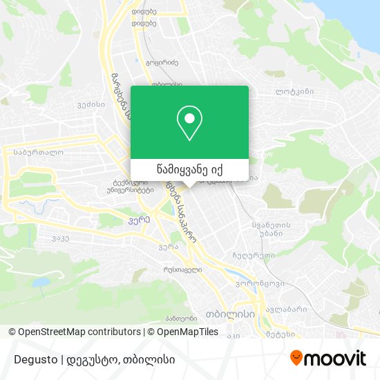 Degusto | დეგუსტო რუკა