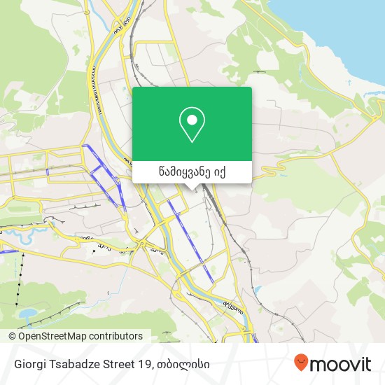 Giorgi Tsabadze Street 19 რუკა