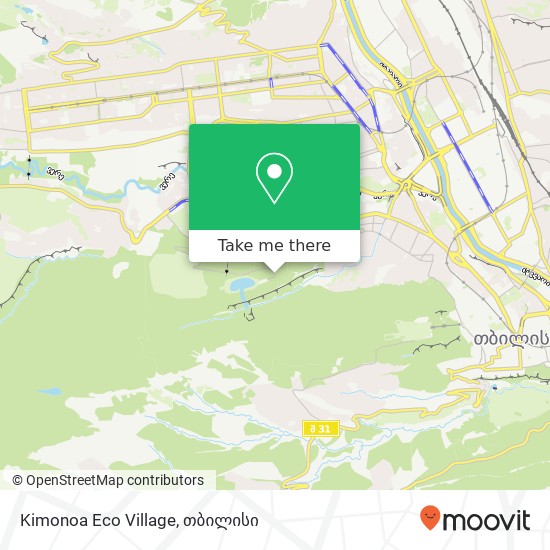 Kimonoa Eco Village, ვაკე-საბურთალო, თბილისი რუკა