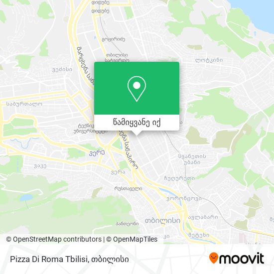 Pizza Di Roma Tbilisi რუკა