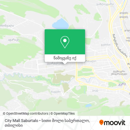 City Mall Saburtalo • სითი მოლი საბურთალო რუკა