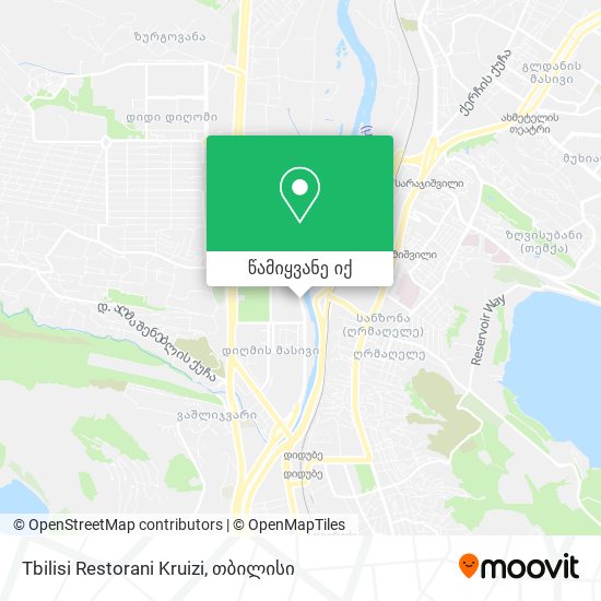 Tbilisi Restorani Kruizi რუკა