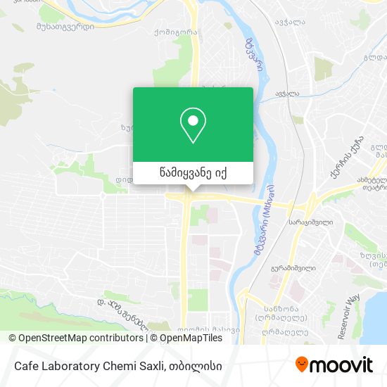 Cafe Laboratory Chemi Saxli რუკა