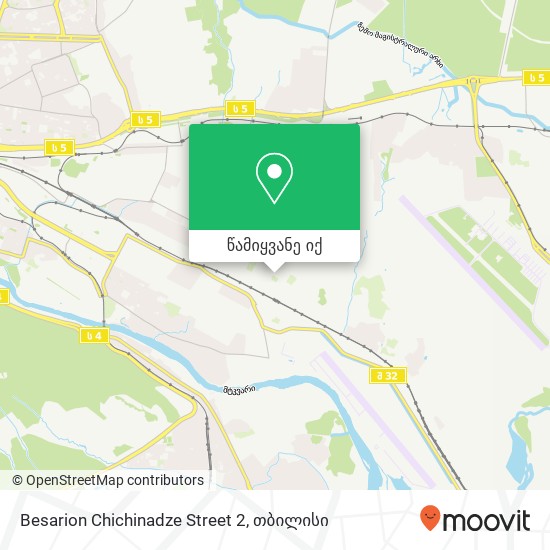 Besarion Chichinadze Street 2 რუკა