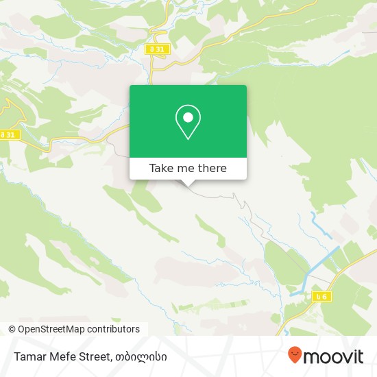 Tamar Mefe Street რუკა