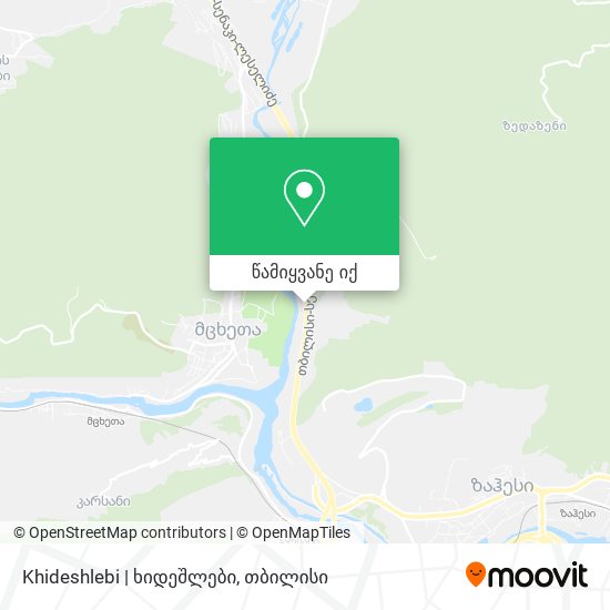 Khideshlebi | ხიდეშლები რუკა