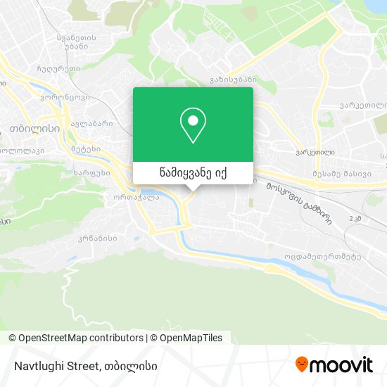 Navtlughi Street რუკა